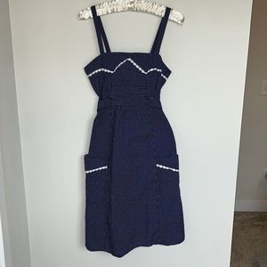 Vintage handmade French sundress size XS